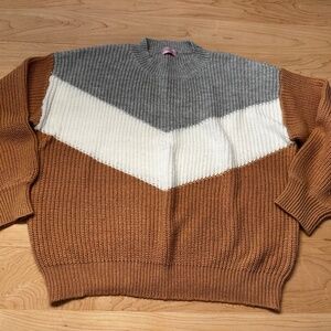 Pink Lily Oversized Sweater- S